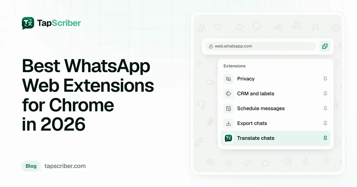 WhatsApp Web Chrome extension