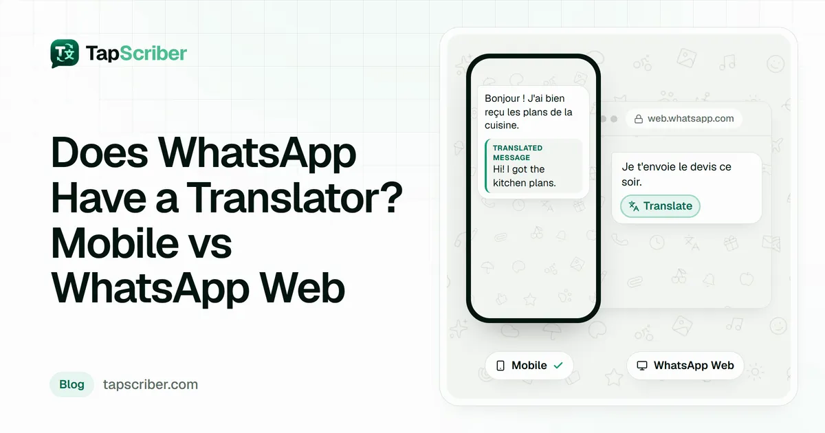 WhatsApp translator