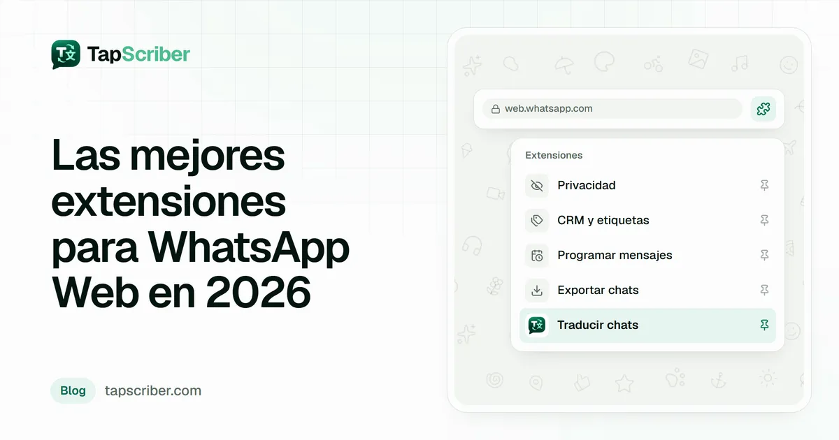 extensión de WhatsApp para Chrome
